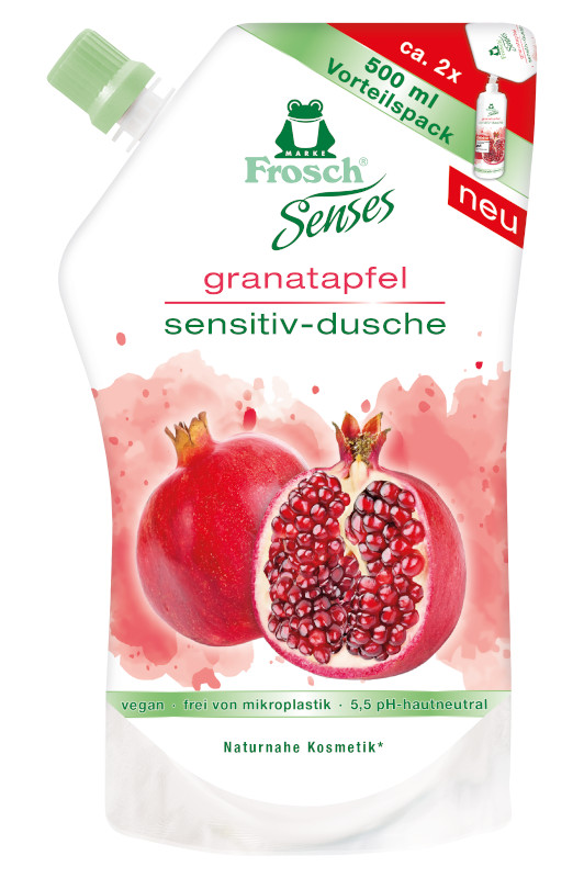 Frosch EKO Senses Sprchový gel Granátové jablko náhradní náplň 500ml