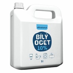 Allnature Bílý ocet 10% bez vůně 5000ml