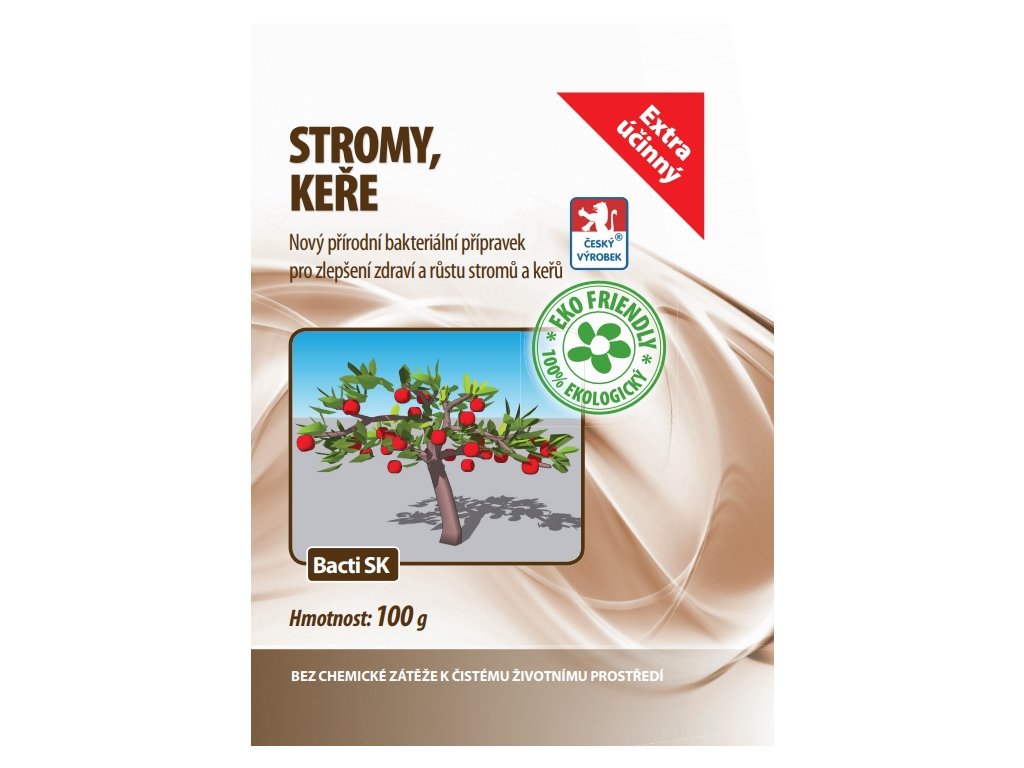 Baktoma Stimulátor zdraví rostlin pro stromy a keře Bacti SK 100g