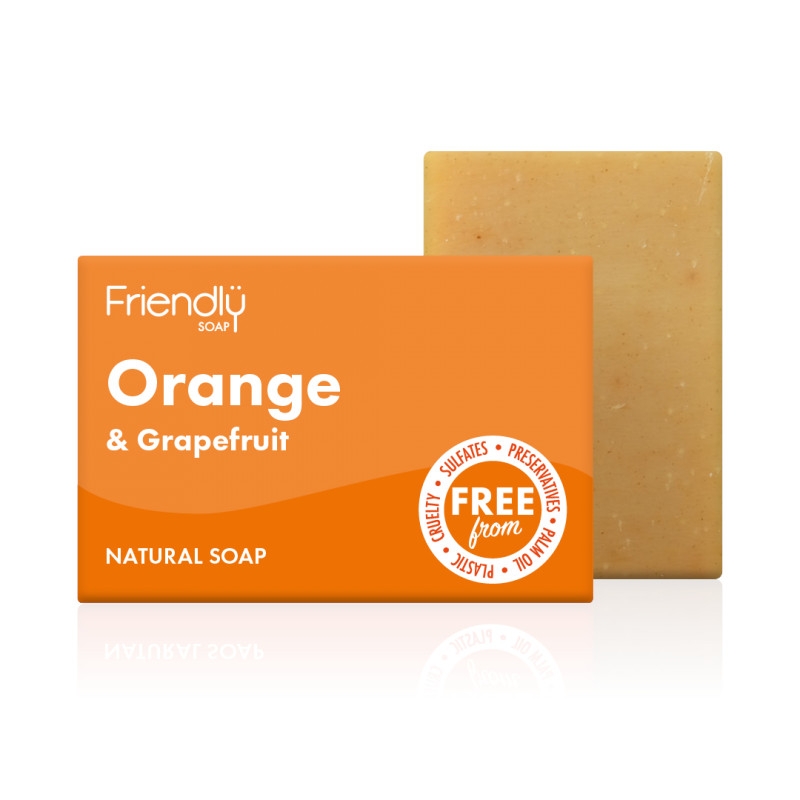 Friendly Soap přírodní mýdlo pomeranč a grep 95g