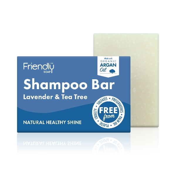 Friendly Soap přírodní mýdlo na vlasy levandule a tea tree 95g
