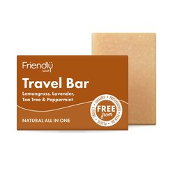 Friendly Soap přírodní mýdlo na tělo i vlasy na cestování 95g