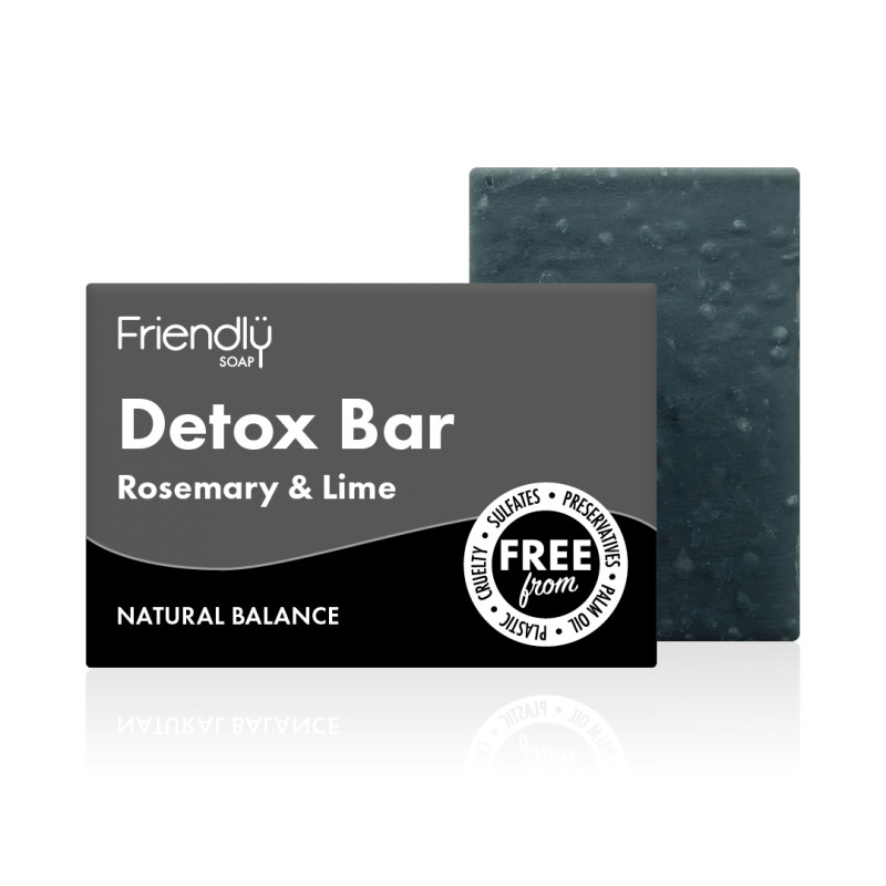 Friendly Soap přírodní mýdlo detoxikační rozmarýn a limeta 95g