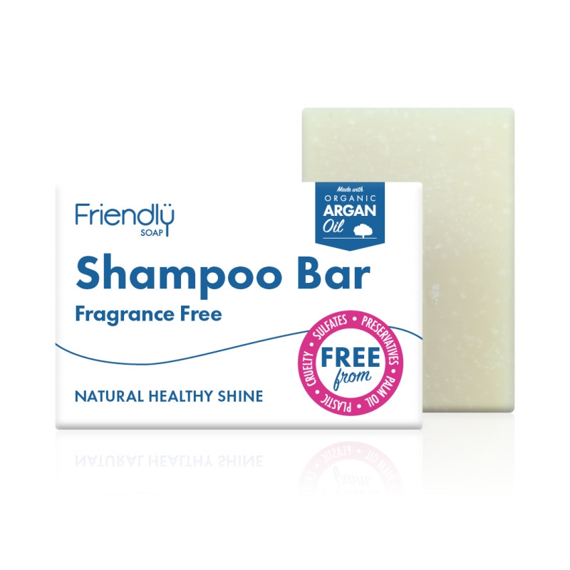 Friendly Soap přírodní mýdlo na vlasy bez vůně 95g