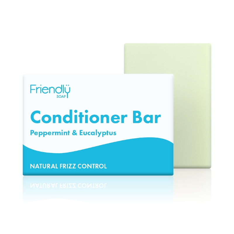 Friendly Soap přírodní kondicionér na vlasy máta a eukalyptus 90g
