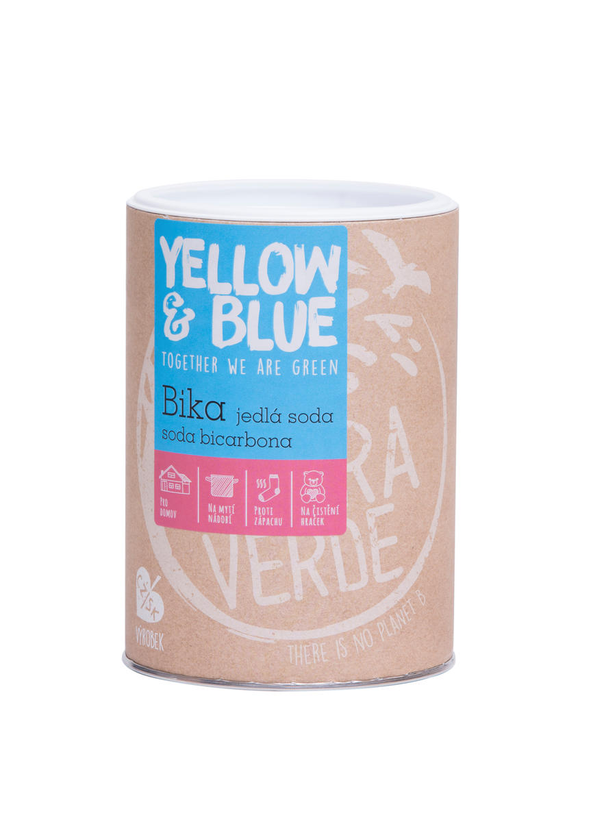 Yellow & Blue Bika soda bicarbona, hydrogenuhličitan sodný dóza 1kg