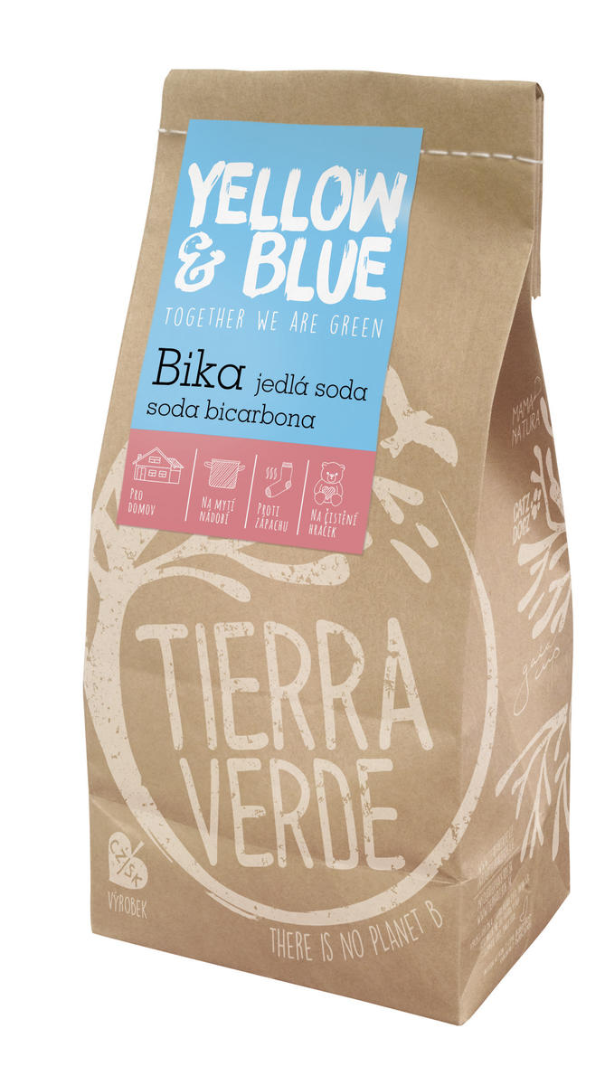 Yellow & Blue Bika soda bicarbona, hydrogenuhličitan sodný sáček 1kg