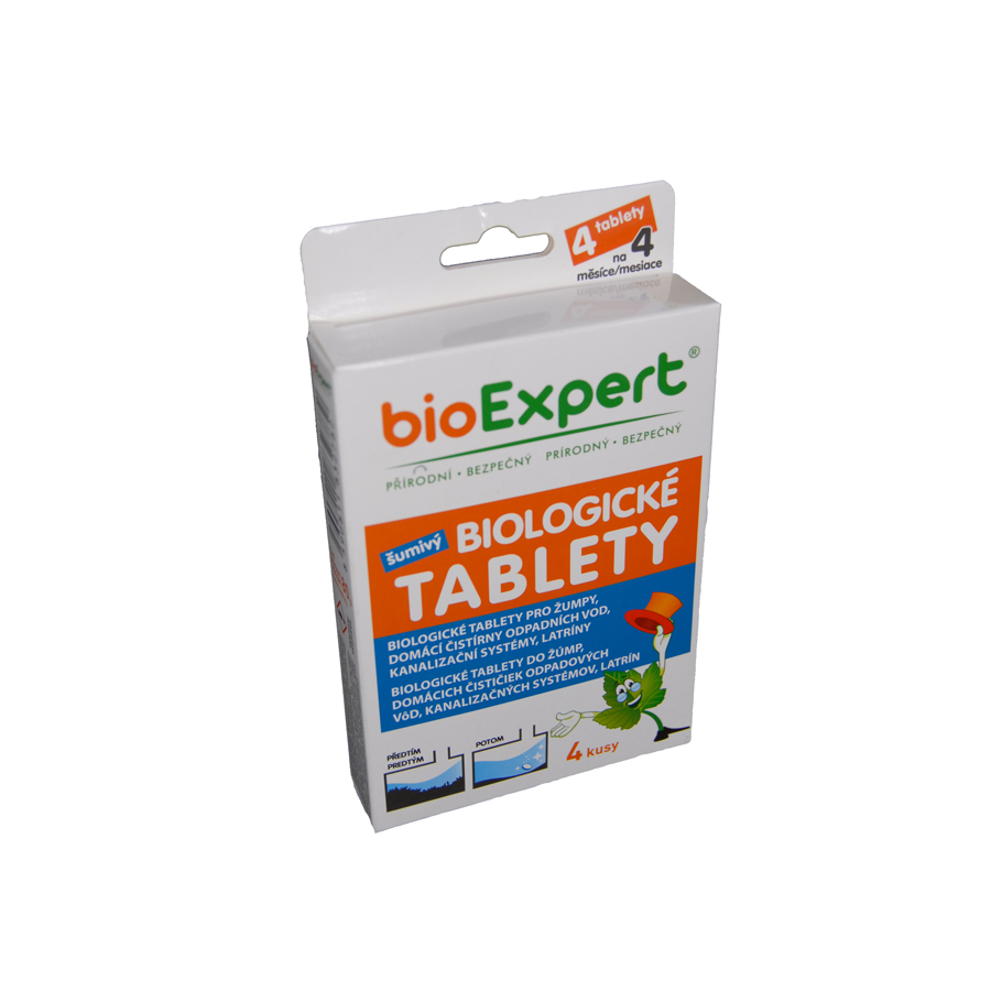 bioExpert Tablety šumivé do septiku 4ks