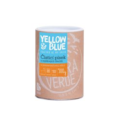 Yellow & Blue čistící písek z prášku z mýdlových ořechů 500g