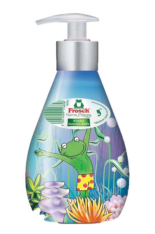 Frosch tekuté mýdlo pro děti s dávkovačem 300ml