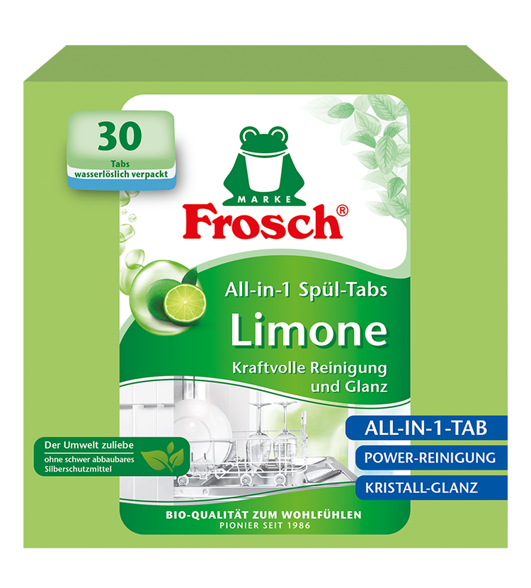 Frosch EKO Tablety do myčky vše v 1 Citron 30ks