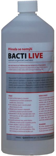 Baktoma Bacti Live na koberce a čalounění 1l
