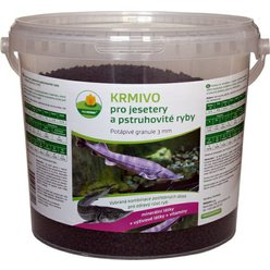 Proxim krmivo jeseteři, pstruzi 3mm 2l potápivé granule